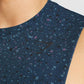 GYMSHARK MICRO PRINT DROP ARM TANK NAVY BLUE PRINT SPORTINĖ PALAIDINĖ