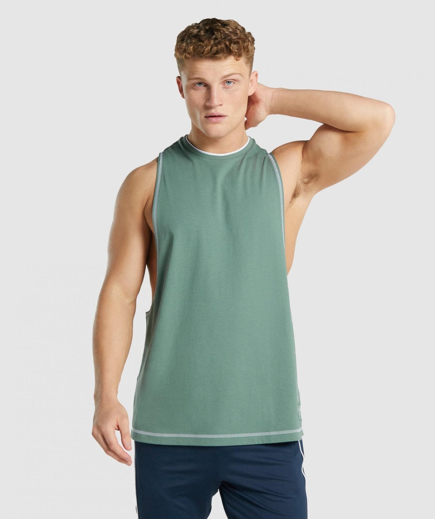 GYMSHARK RECESS TANK GREEN SPORTINĖ PALAIDINĖ