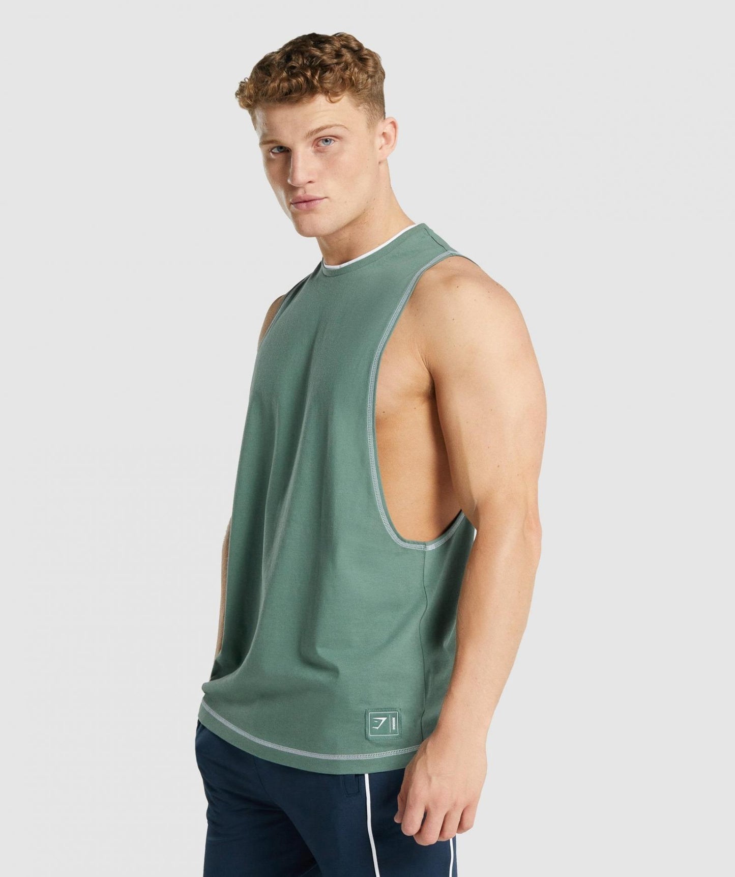 GYMSHARK RECESS TANK GREEN SPORTINĖ PALAIDINĖ