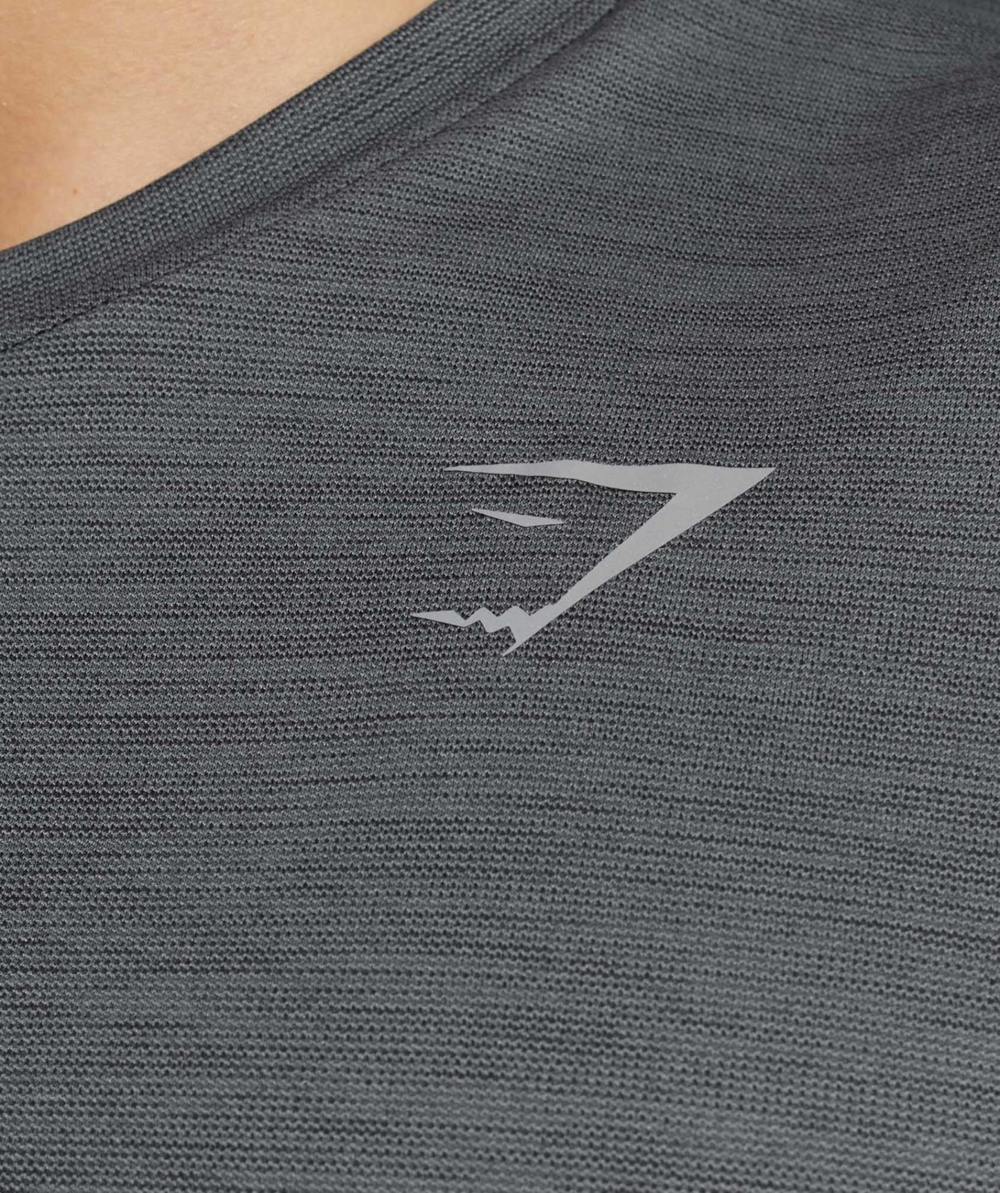 GYMSHARK SPEED TANK BLACK/GREY SPORTINĖ PALAIDINĖ