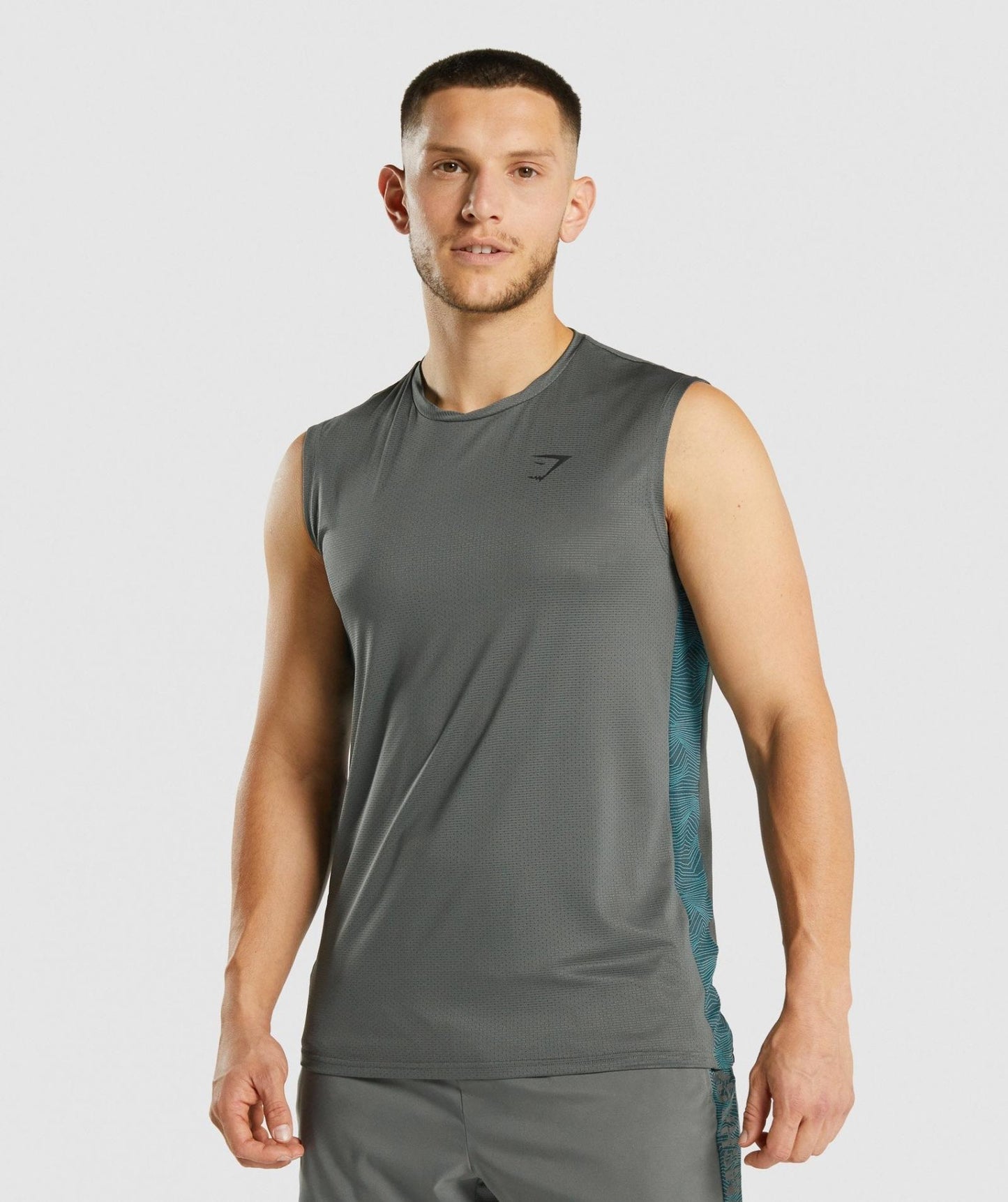 GYMSHARK SPORT TANK SMOKEY GREY SPORTINĖ PALAIDINĖ